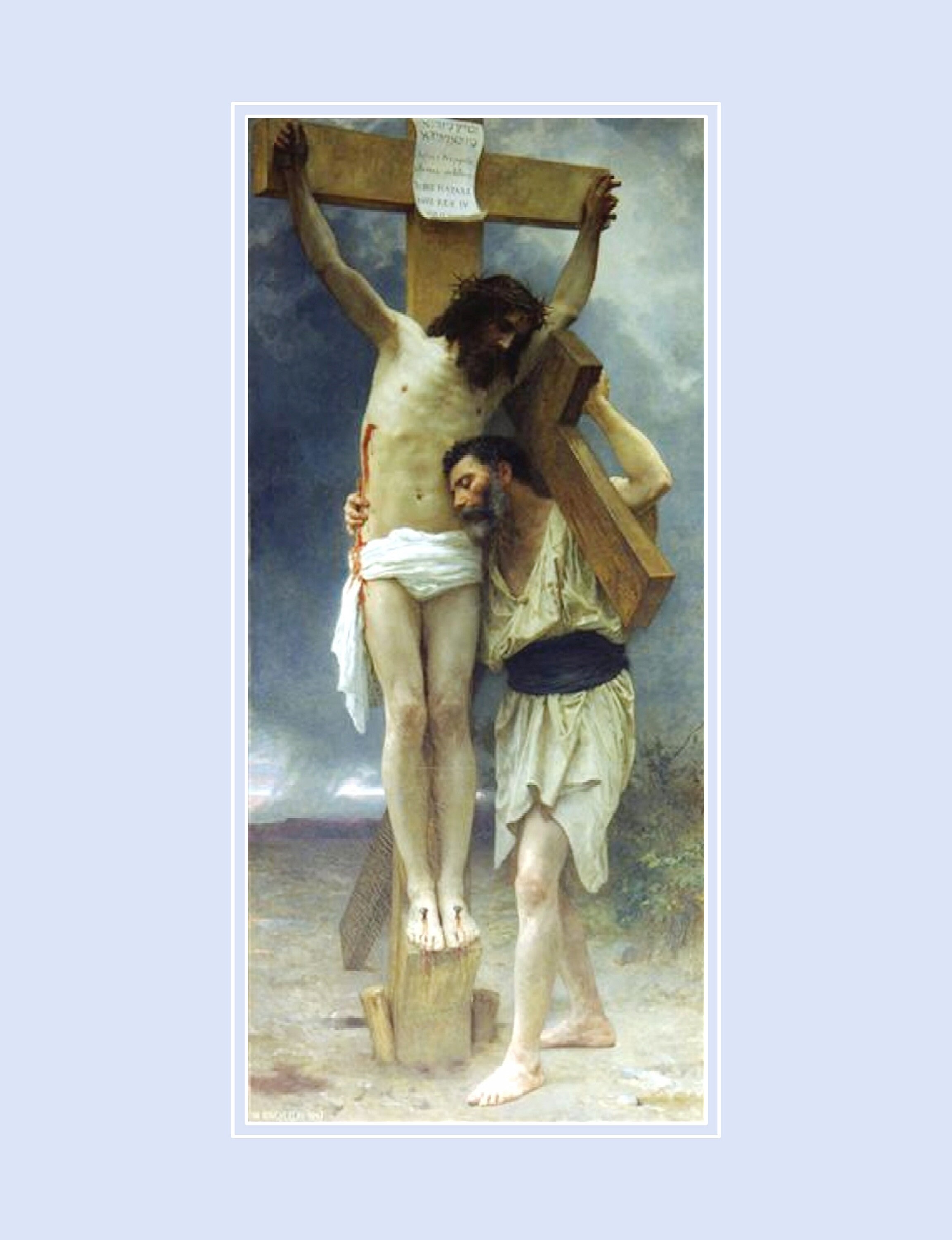 William Adolphe Bouguereau, Compassion, Jesus on the Cross