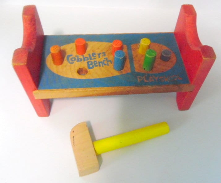 playskool hammer and peg toy