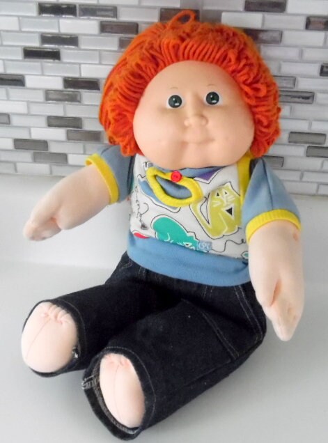 orange hair cabbage patch doll