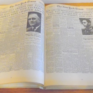 New York Times, Page One. Hard Back Coffee Table Style Book, Dust Cover ...