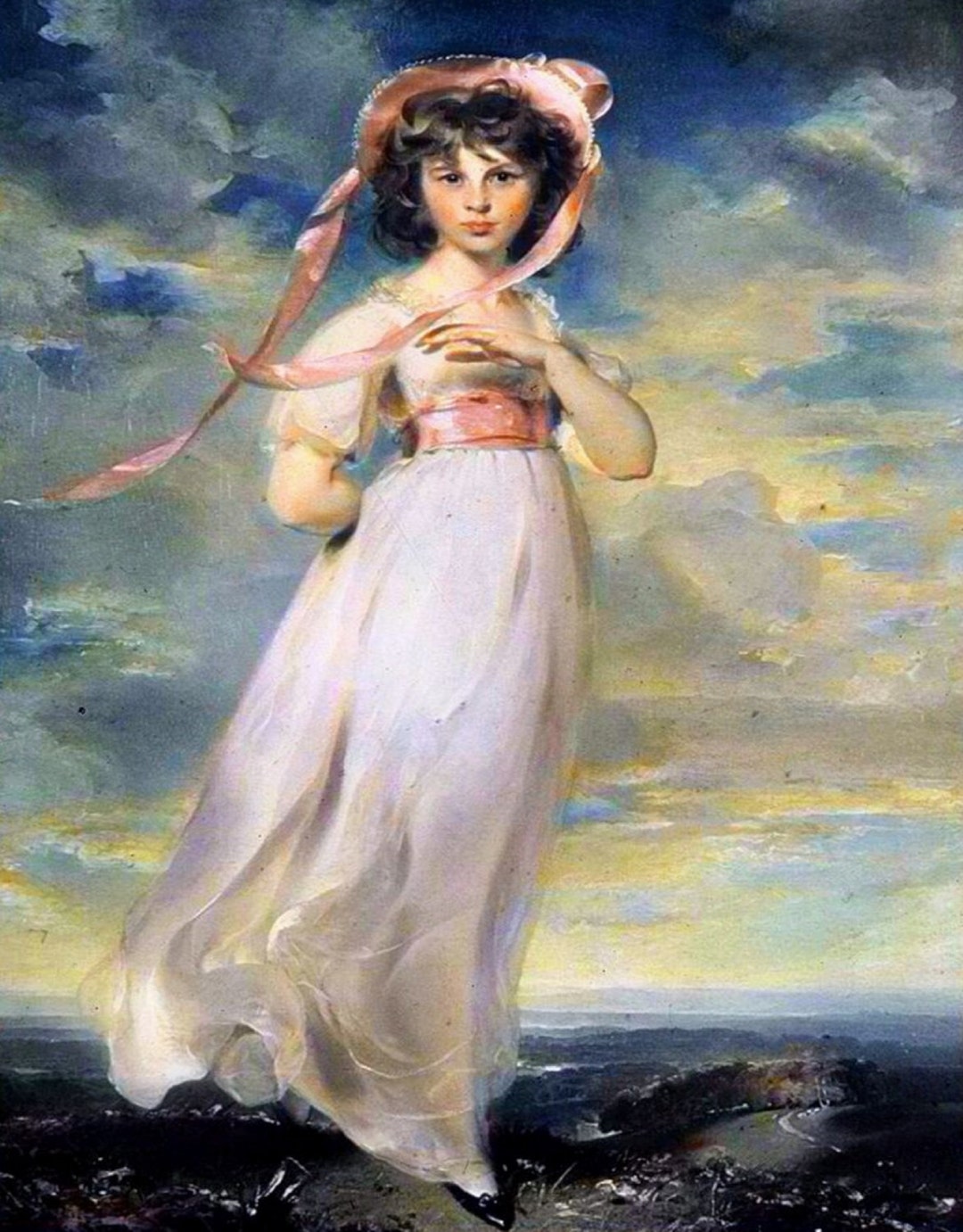 Pinkie, by Thomas Lawrence Dated 1794. 11 X 14” Canvas Art Print ...