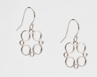 Sterling Silver or 14K Yellow or Rose Gold Jax Earrings