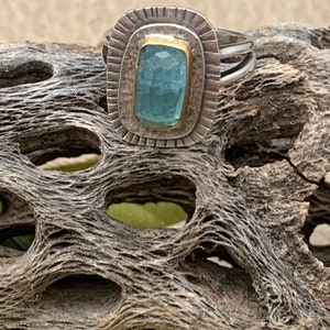 Indicolite Blue Tourmaline Statement Ring image 3