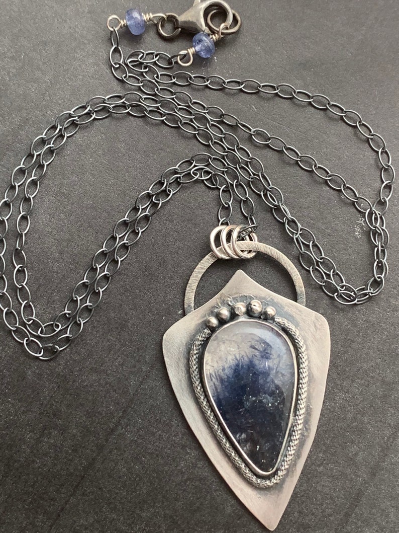 Dumortierite Artisan Necklace image 2