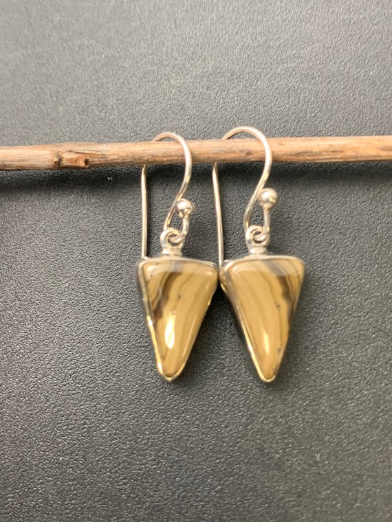 Schalenblende Earrings from Poland Schalenblende Earrings from Poland