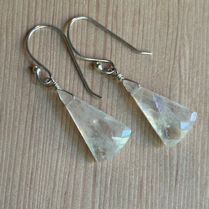 Rainbow Moonstone Earrings