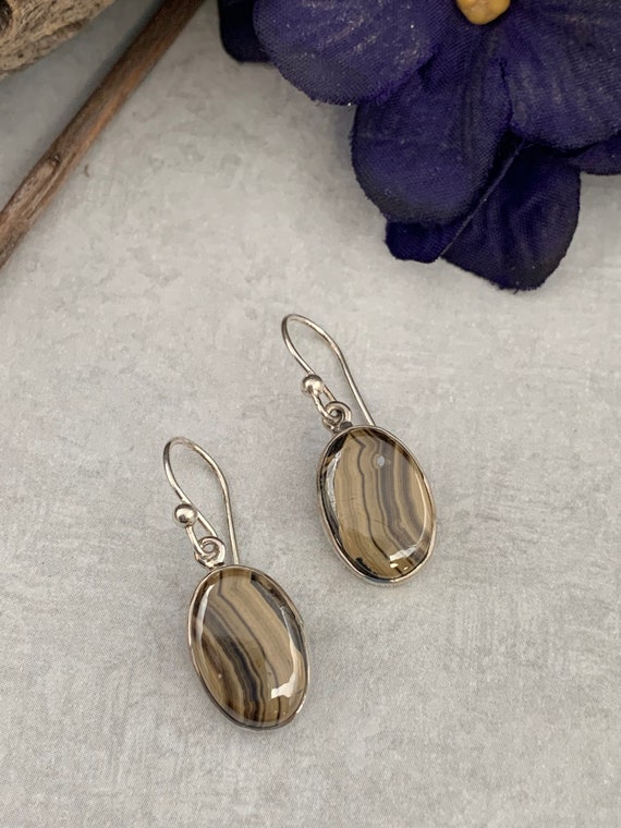 Schalenblende Earrings from Poland Schalenblende Earrings from Poland