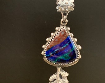 Azurite and Malachite Necklace