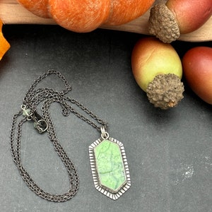 Lemon Chrysoprase Artisan Necklace