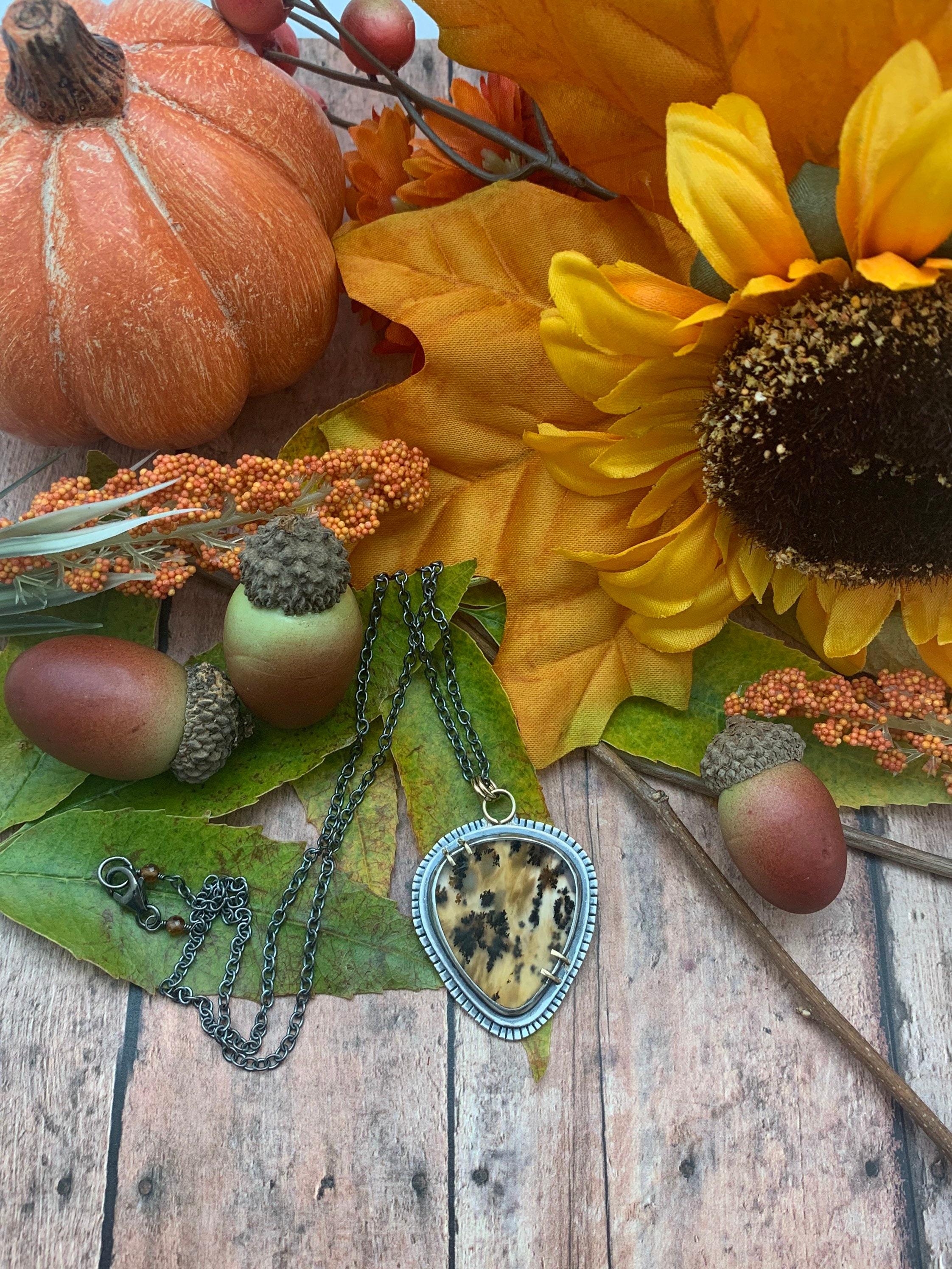 Dendritic Agate Artisan Necklace