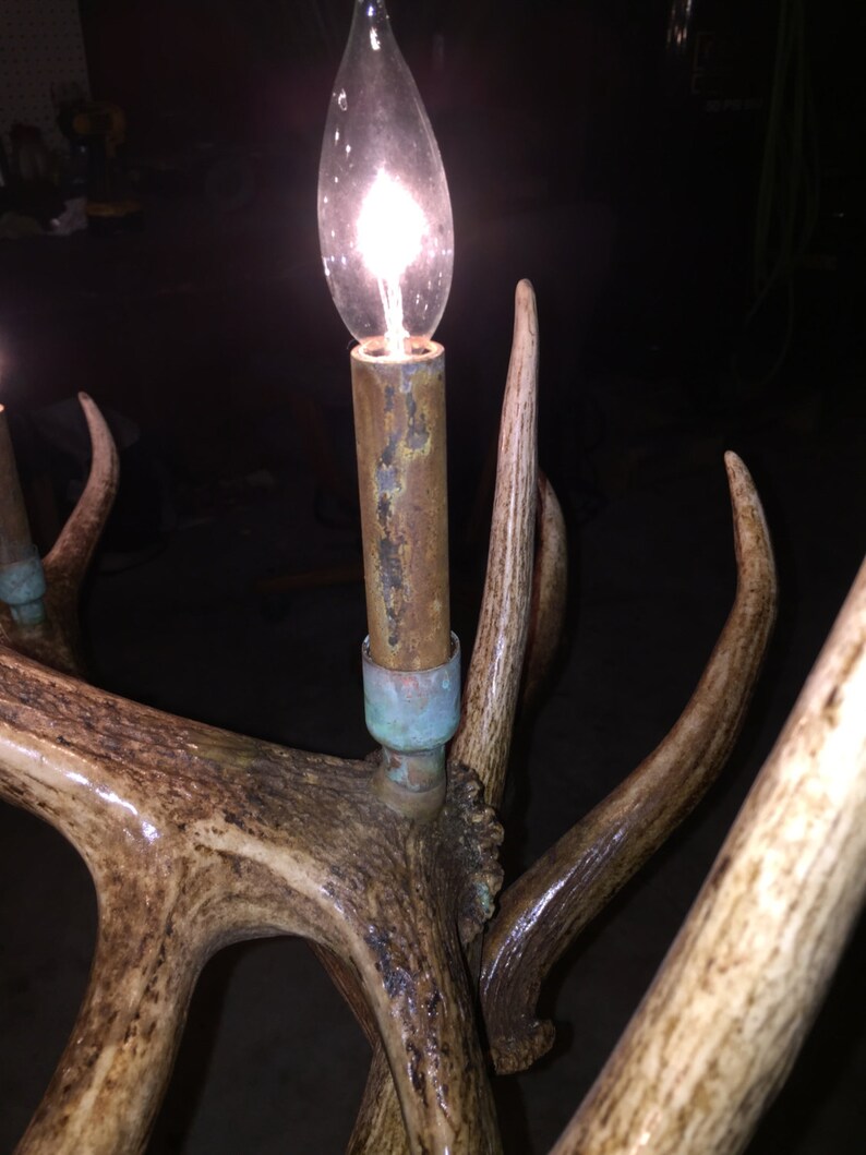 Large Antler Chandelier. Very Custom Candelabras. 5.5 Feet Etsy