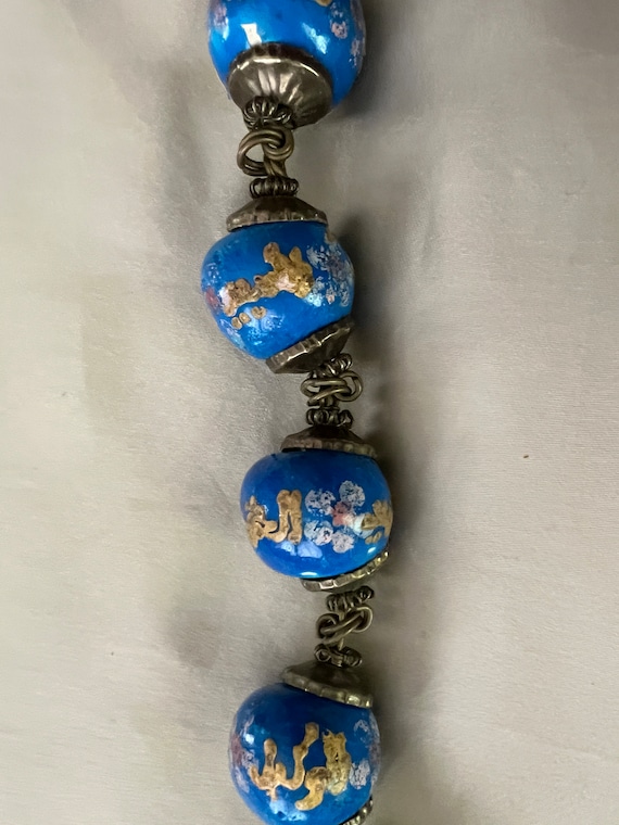 Super Unusual Moroccan Middle Eastern Bead Neckla… - image 2