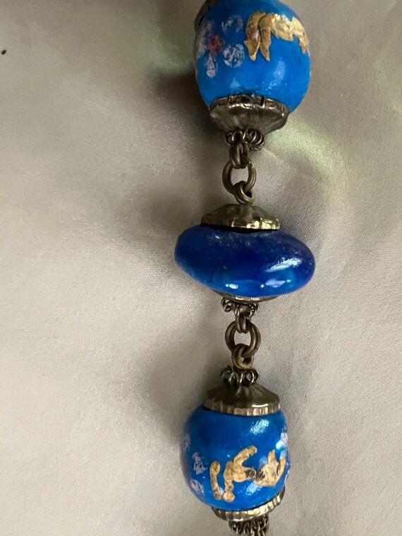 Super Unusual Moroccan Middle Eastern Bead Neckla… - image 4