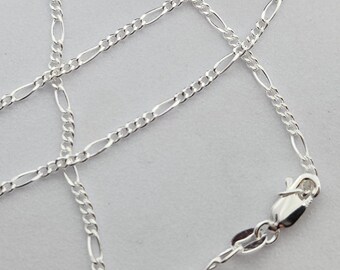 6 Mm Diamantgeschliffener Pflasterstein Figaro Kette Halskette Echt