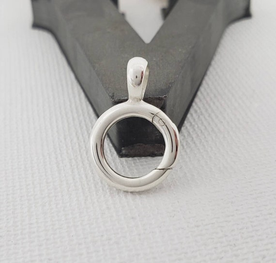 Hinged ring best sale pendant