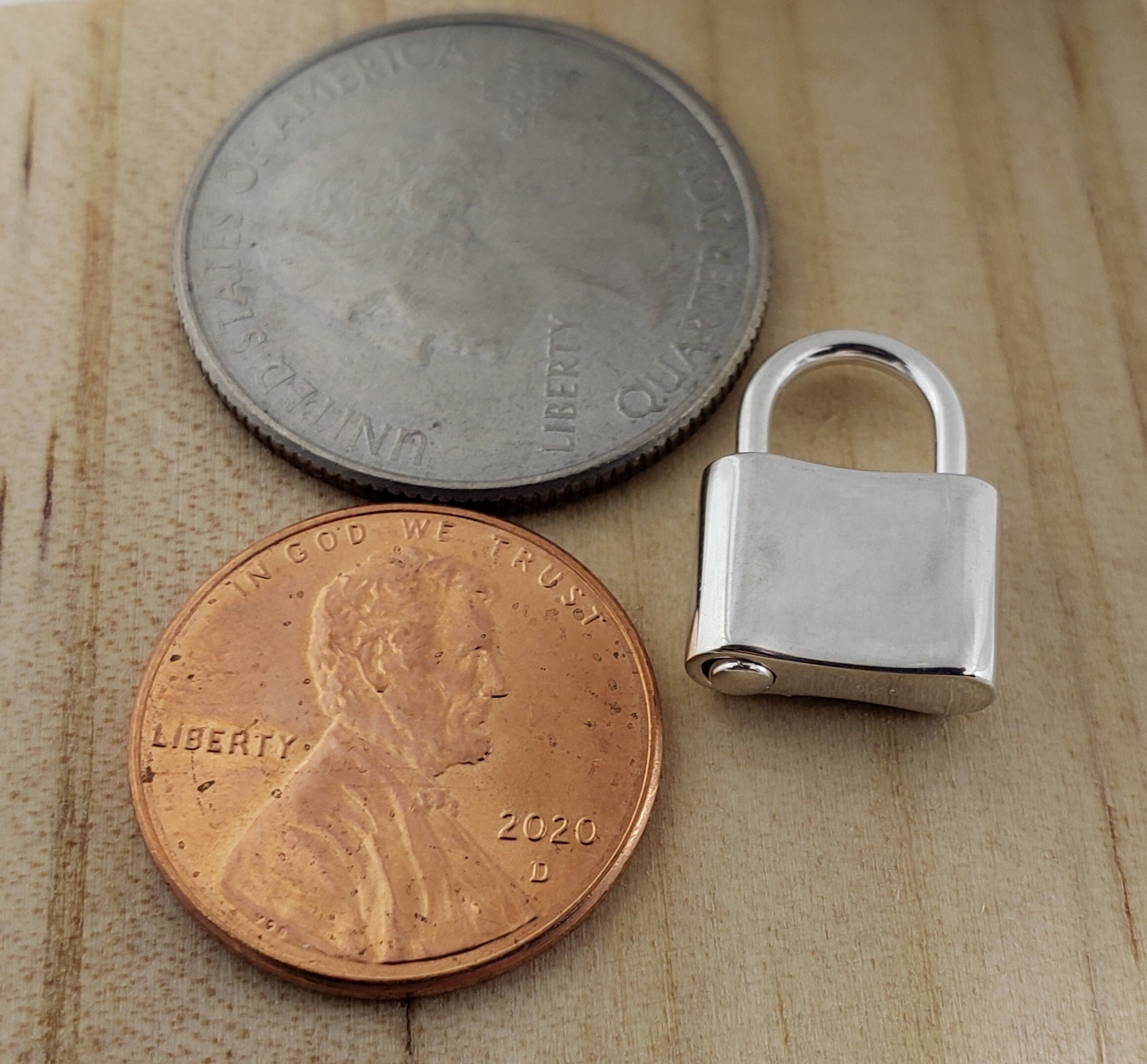 Sterling Silver Padlock Clasp for Jewelry Making Silver Etsy