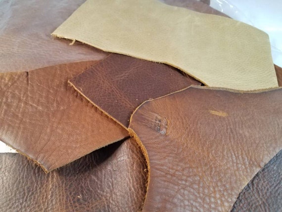 Sale 1 Lb Sm-med Brown Scrap Leather Pieces for Jewelry,leather