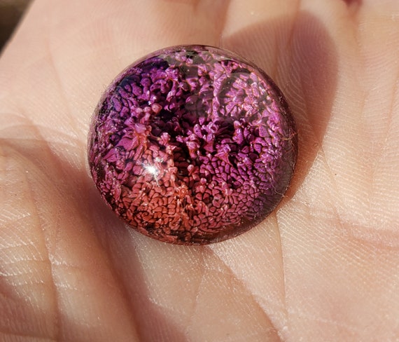 Resin Cab - Oval Small, Marble Resin Cab - Oval Small, Marble
