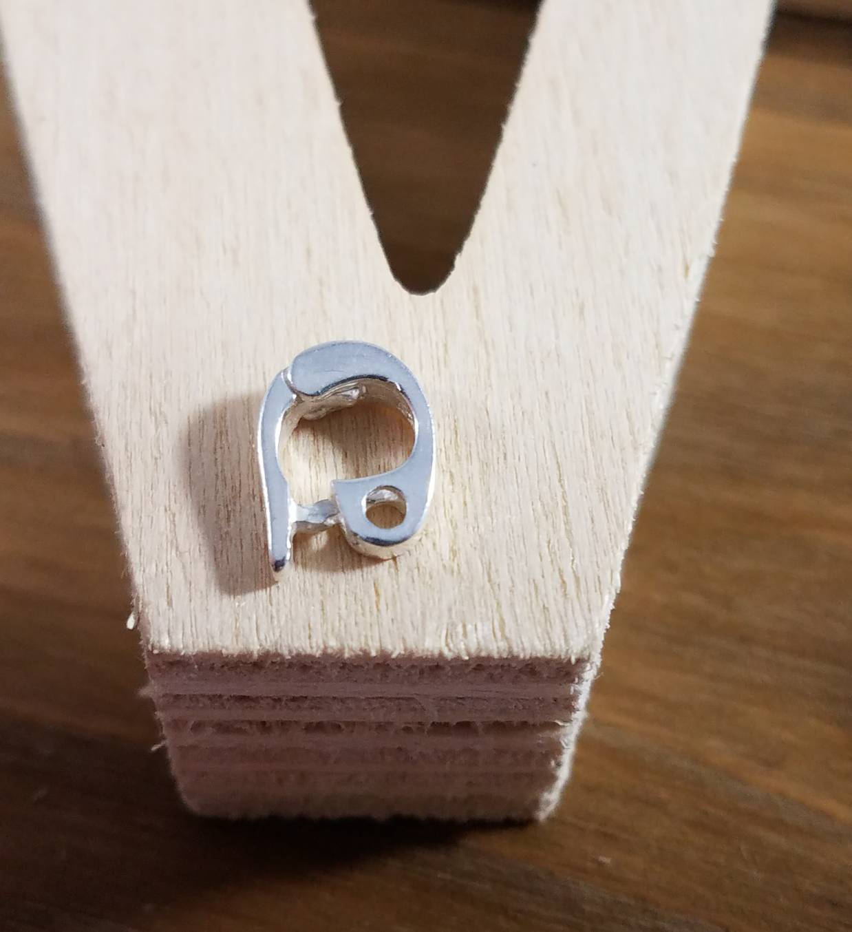 Small Sterling Silver Removable Pendant Bail or Enhancer Etsy