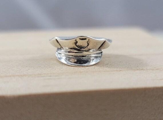 Police Officer Hat Charm Sterling Silver Police Officer Hat Charm Sterling Silver