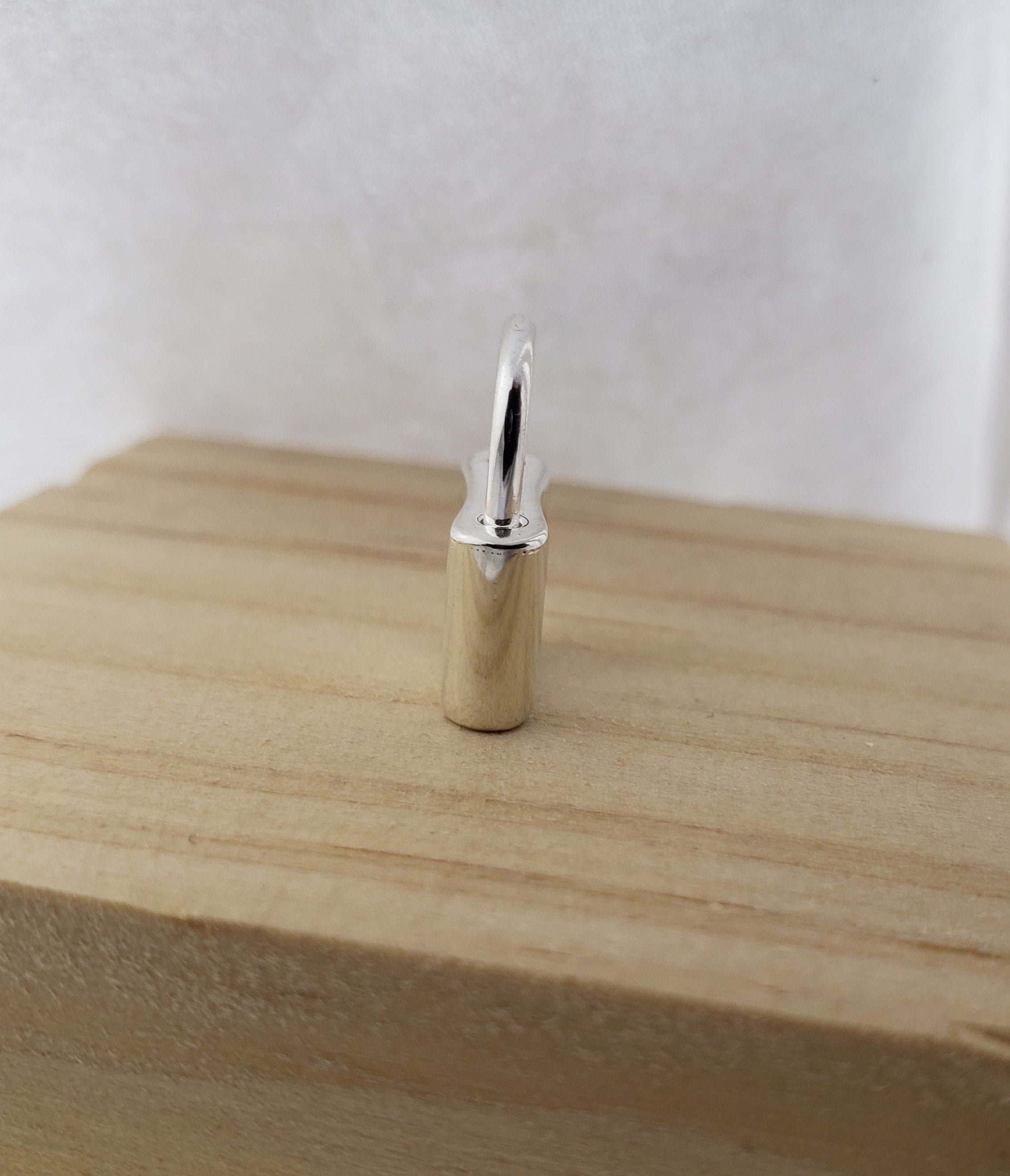 Sterling Silver Padlock Clasp for Jewelry Making Silver Etsy