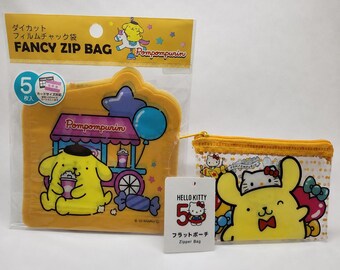 2 Styles Sanrio Pompompurin Pouches for Jewelry, Coins