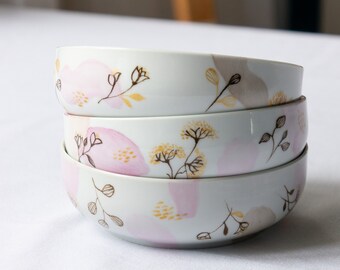 Trendy rose gold porcelain bowl, empty pocket, jewelry bowl, gift ideas for mom