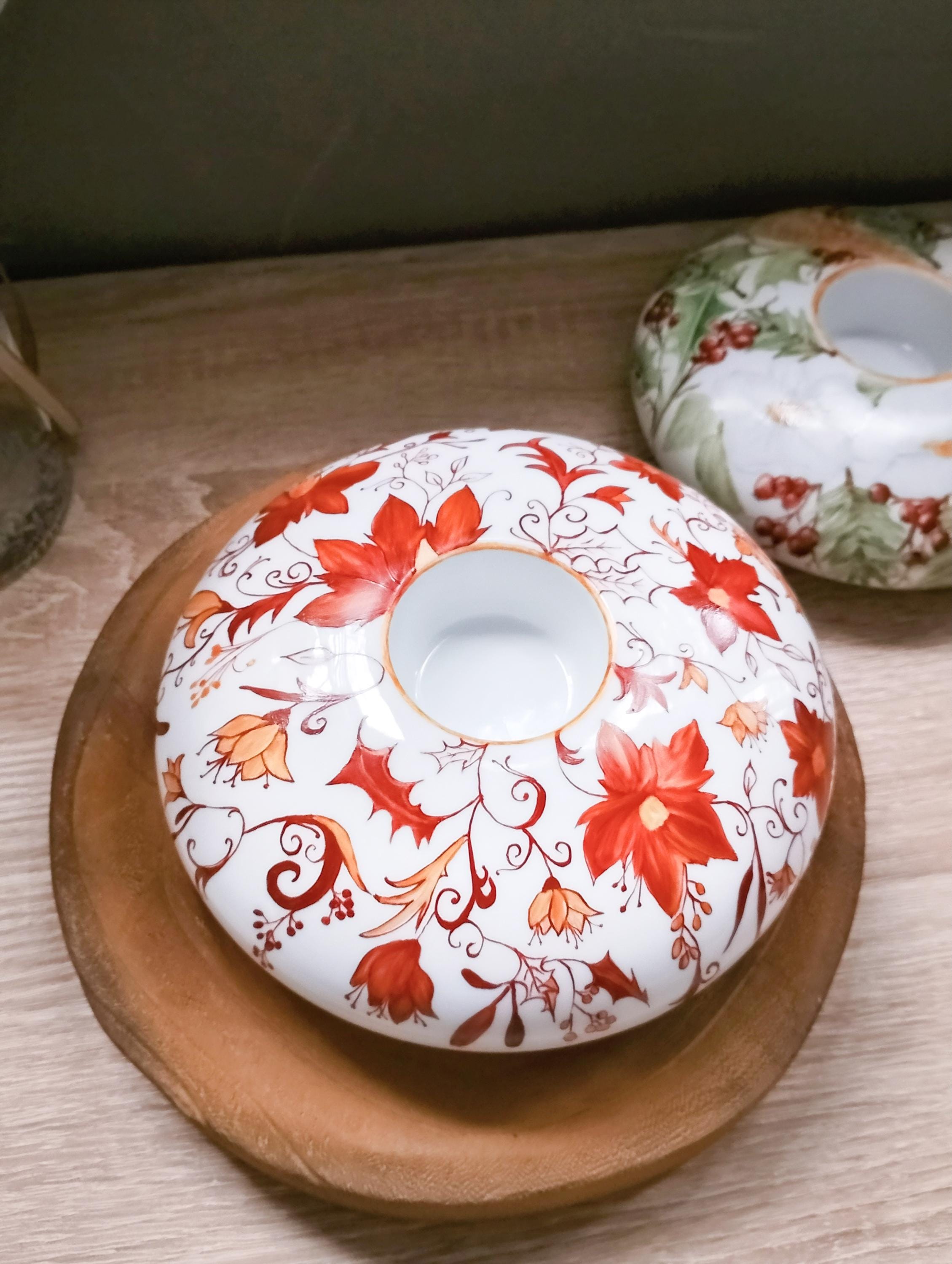Petit Bougeoir/photophore Haviland Porcelaine Blanche