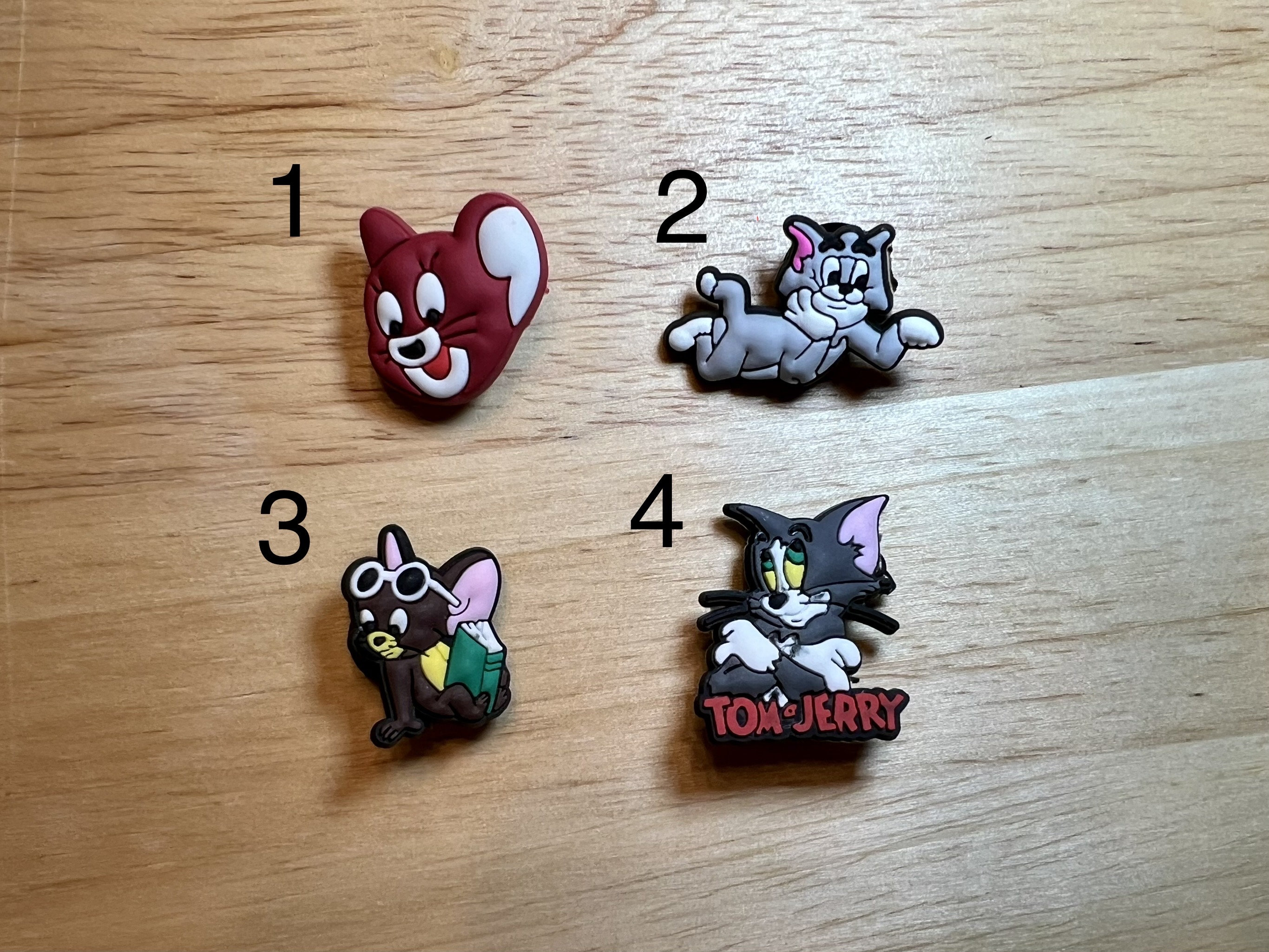 Tom & Jerry Jibbitz Croc Charms Etsy