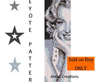 Patrón de peyote de Marilyn M. (PDF para pulsera)