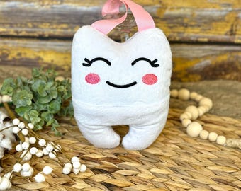 Embroidered Tooth Fairy Pillow,  Kids Birthday Gift