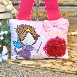 Personalized Tooth Fairy Pillow, Embroidered Pillow, Birthday Gift, Pillow for Kids, Ready to ship
