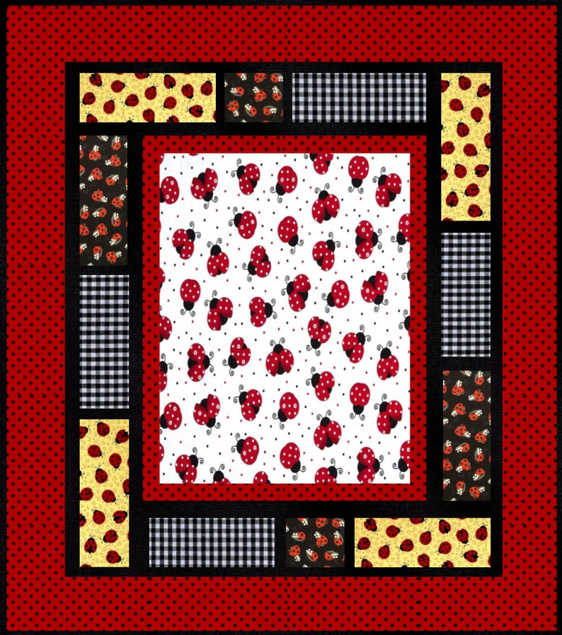 twin size Quilt Quilt for sale king size crib size full size Ladybug baby quilt patchwork quilt queen size