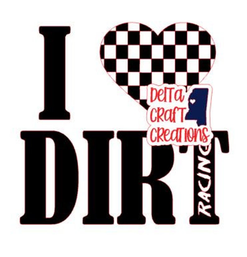 Download I love dirt racing SVG | Etsy