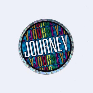 Journey Prism Sticker, Don't Stop Believing, Rock Band Decal, Steve Perry 80s music