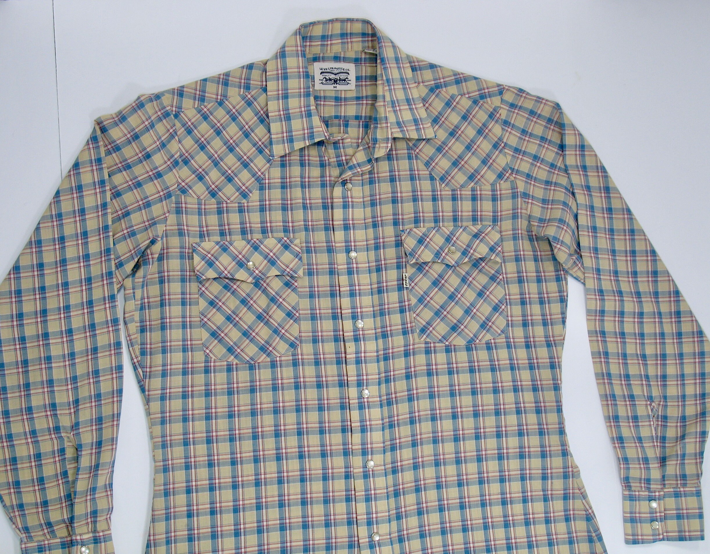 Vintage Levi's Pearl Snap Shirt Medium 