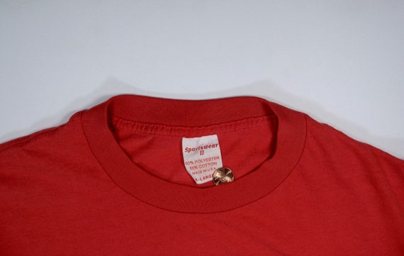 Washington DC T Shirt Medium Red tee 80s District… - image 3