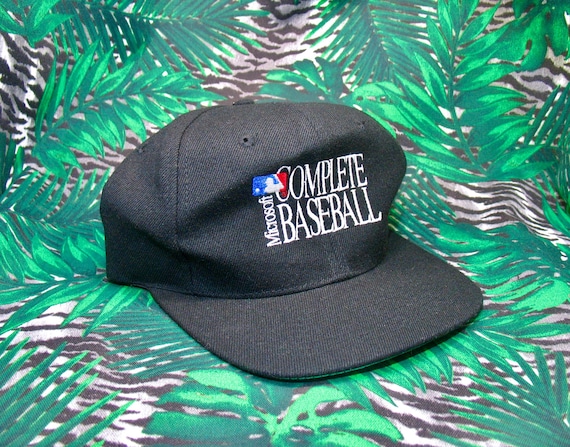 Microsoft Complete Baseball, Black Snapback Cap, … - image 1