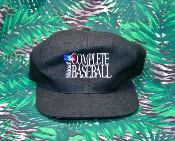 Microsoft Complete Baseball, Black Snapback Cap, … - image 2