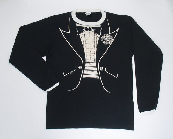 Vintage tuxedo t shirt Clearance