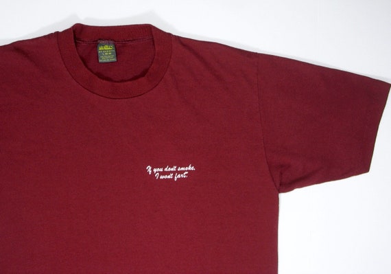 Funny Anti Smoking T Shirt, Medium Single Stitch,… - image 2