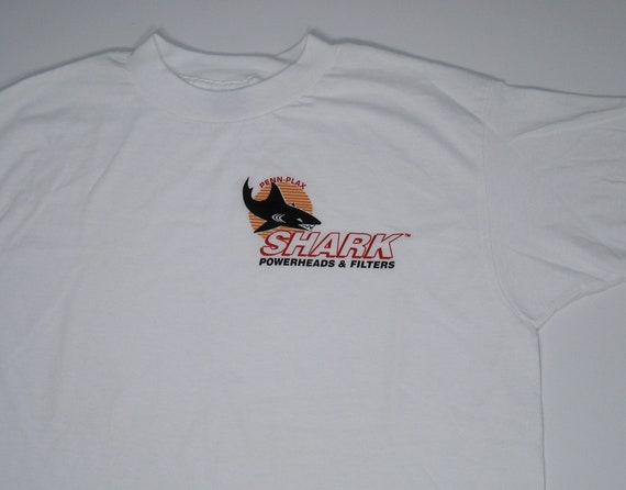 Great White Shark T Shirt, Single Stitch, Large Tee, Penn Plax
