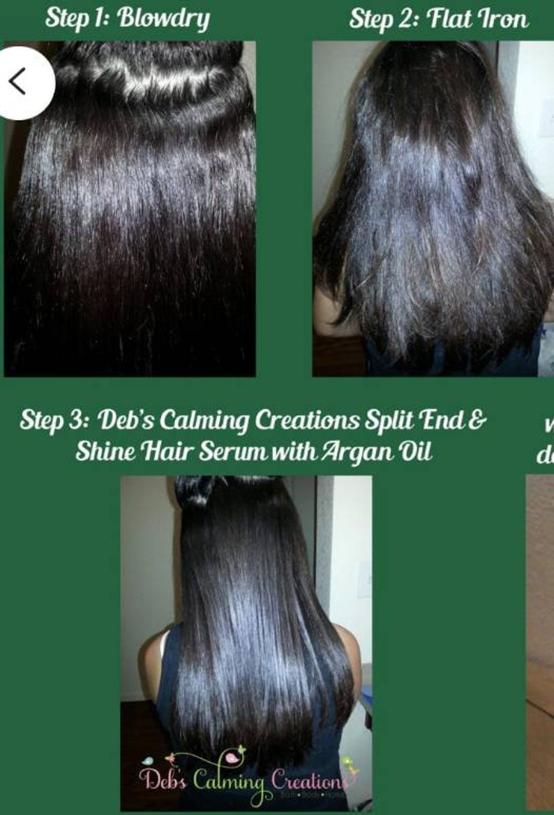 Smooth and Shine Hair Serum w/Argan Oil image 1