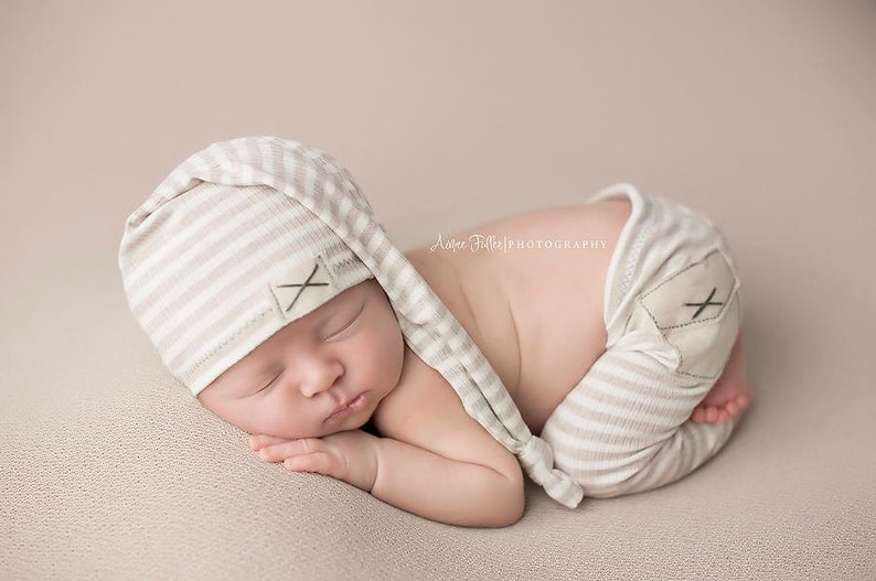 Newborn Boy Pants and Hat Set the luke Cream and Etsy