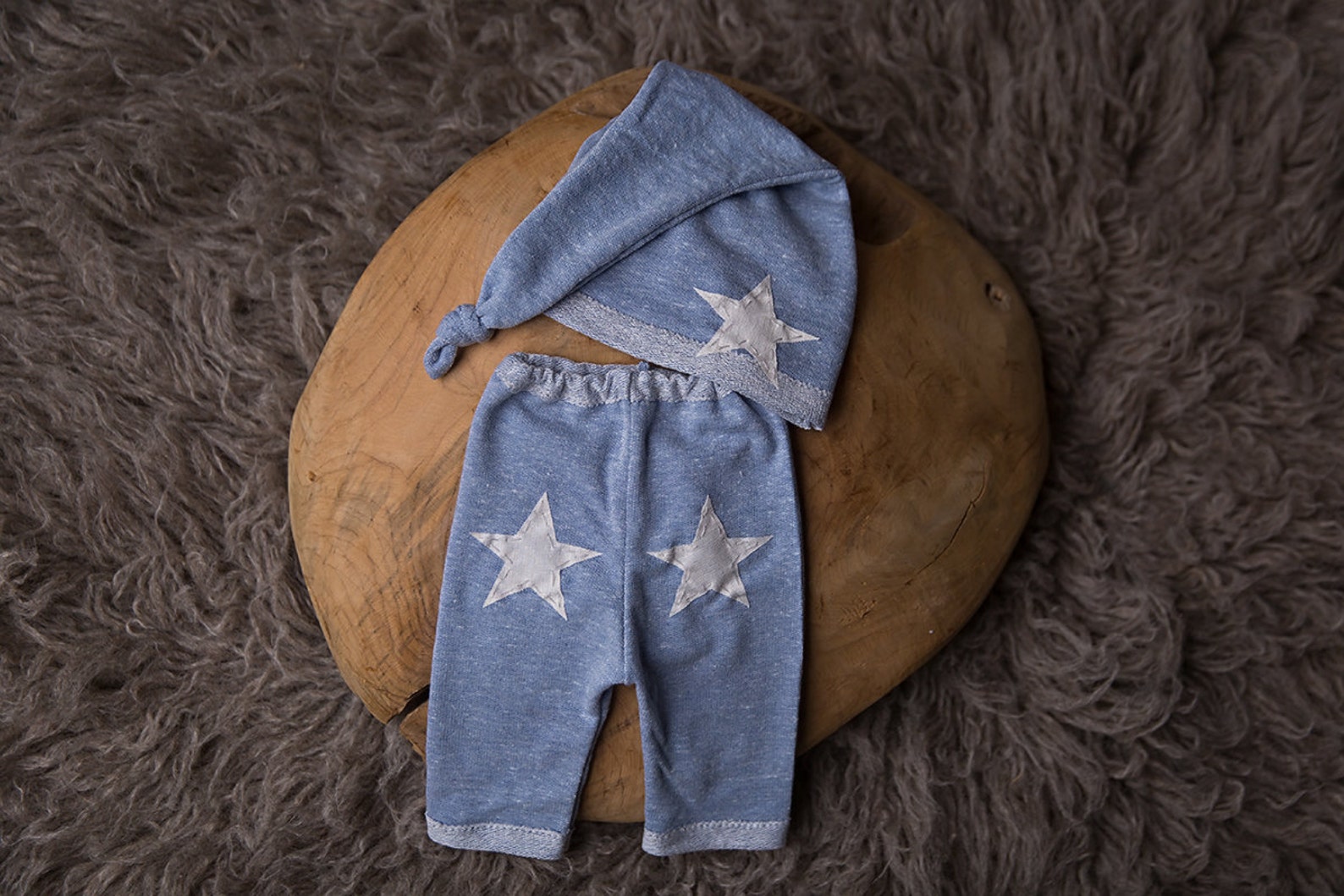 Newborn Boy Pants and Hat Set Dylan baby blue Etsy