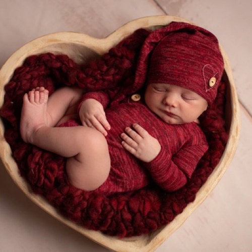 Baby Boys Valentine's Day Outfit Newborn Baby Boy White Etsy