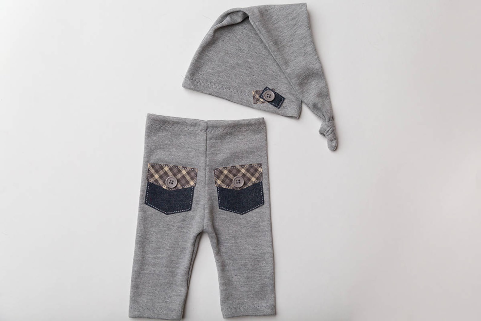 Newborn Boy Pants and Hat Set the jacob Gray Etsy