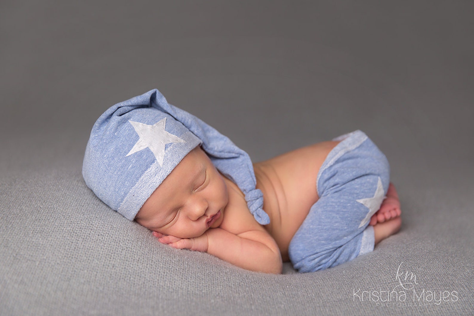 Newborn Boy Pants and Hat Set dylan Navy Blue Etsy