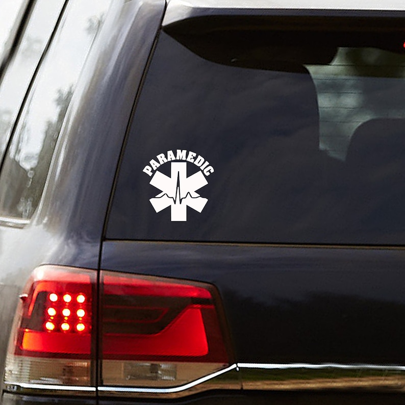 Paramedic Sticker / EMS Car Decal / Paramedic Decal / Medic Etsy
