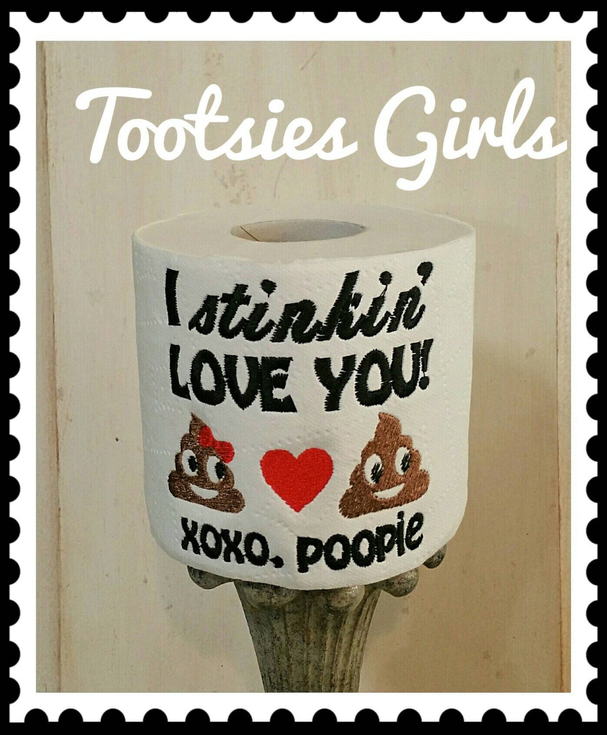 Poop Emoji Cute Toilet Paper Gift Great for boyfriend and Etsy